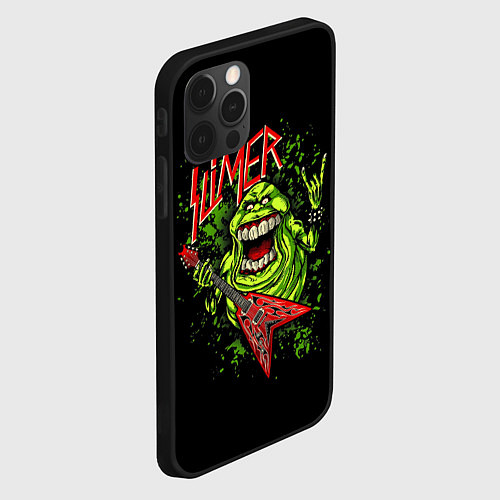 Чехол iPhone 12 Pro Slayer Slimer / 3D-Черный – фото 2