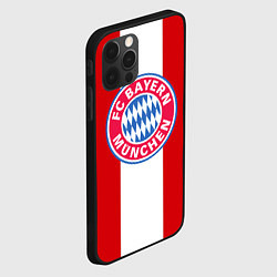 Чехол для iPhone 12 Pro Bayern FC: Red line, цвет: 3D-черный — фото 2