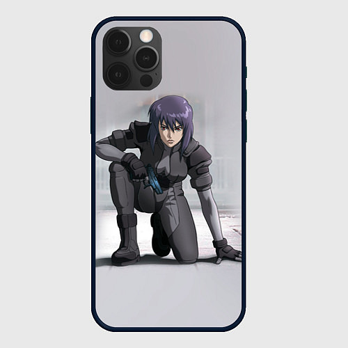 Чехол iPhone 12 Pro Ghost In The Shell 5 / 3D-Черный – фото 1