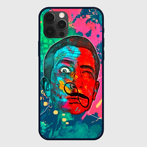 Чехол iPhone 12 Pro Dali Art / 3D-Черный – фото 1