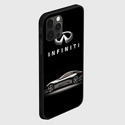 Чехол для iPhone 12 Pro Infiniti, цвет: 3D-черный — фото 2