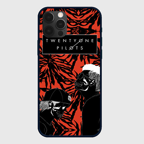 Чехол iPhone 12 Pro Twenty One Pilots / 3D-Черный – фото 1