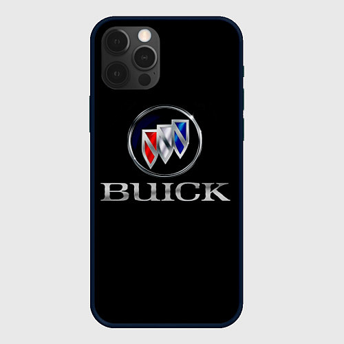 Чехол iPhone 12 Pro Buick / 3D-Черный – фото 1