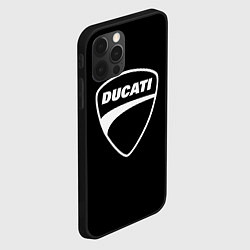 Чехол для iPhone 12 Pro Ducati, цвет: 3D-черный — фото 2