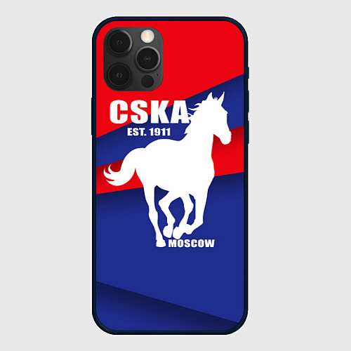 Чехол iPhone 12 Pro CSKA est. 1911 / 3D-Черный – фото 1