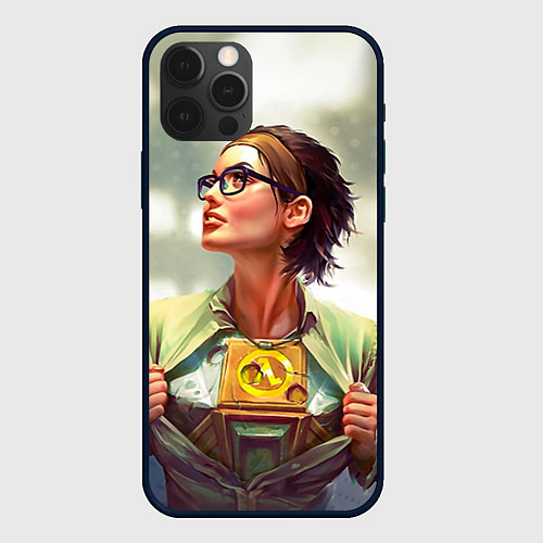 Чехол iPhone 12 Pro HL: Alyx Vance / 3D-Черный – фото 1