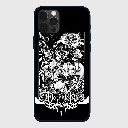 Чехол iPhone 12 Pro Dethklok: Metalocalypse / 3D-Черный – фото 1