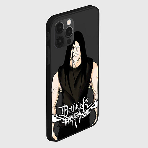 Чехол iPhone 12 Pro Dethklok Man / 3D-Черный – фото 2