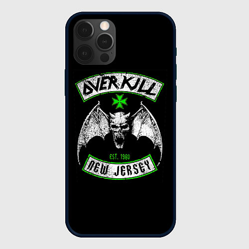Чехол iPhone 12 Pro Overkill: New Jersey / 3D-Черный – фото 1