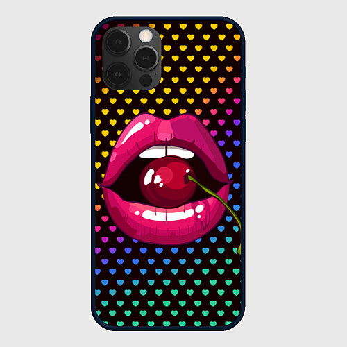 Чехол iPhone 12 Pro Pop art / 3D-Черный – фото 1