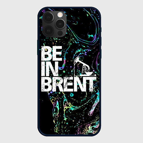 Чехол iPhone 12 Pro Be in brent / 3D-Черный – фото 1