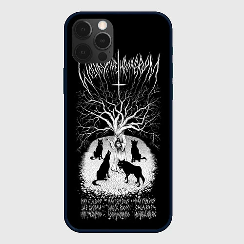 Чехол iPhone 12 Pro Wolves in the Throne Room / 3D-Черный – фото 1