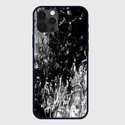 Чехол для iPhone 12 Pro GRAY&BLACK, цвет: 3D-черный