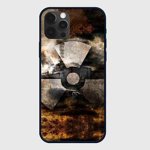 Чехол iPhone 12 Pro STALKER: Nuclear / 3D-Черный – фото 1