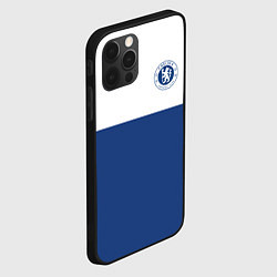 Чехол для iPhone 12 Pro Chelsea FC: Light Blue, цвет: 3D-черный — фото 2