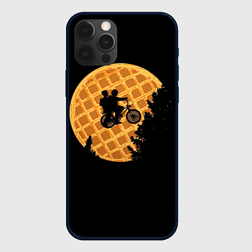 Чехол iPhone 12 Pro Wafer Rider / 3D-Черный – фото 1