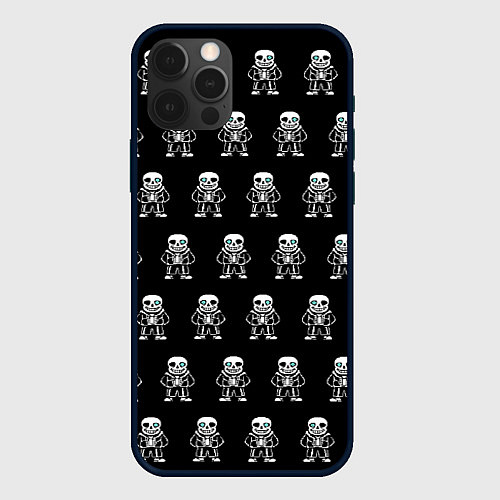 Чехол iPhone 12 Pro Undertale / 3D-Черный – фото 1