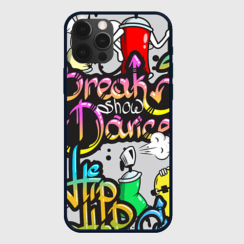 Чехол iPhone 12 Pro Break Show Dance / 3D-Черный – фото 1