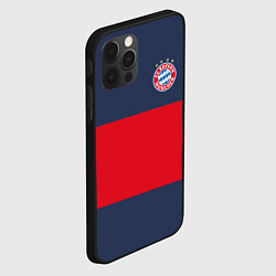 Чехол для iPhone 12 Pro Bayern Munchen - Red-Blue FCB 2022 NEW, цвет: 3D-черный — фото 2