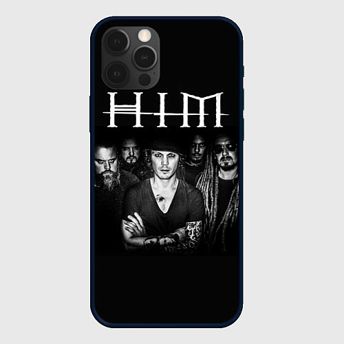 Чехол iPhone 12 Pro HIM Rock / 3D-Черный – фото 1