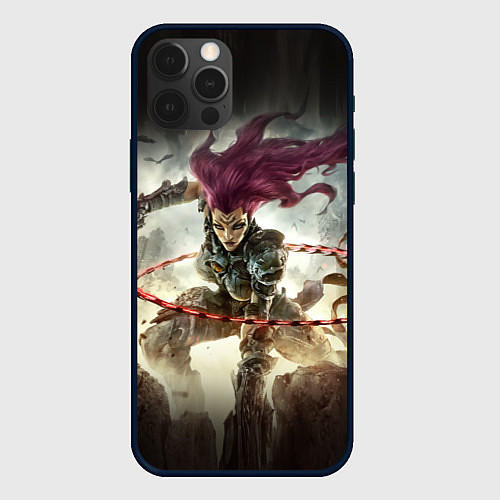 Чехол iPhone 12 Pro Darksiders Warrior / 3D-Черный – фото 1