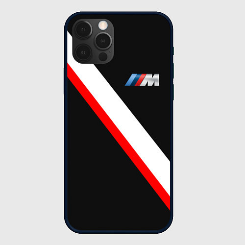 Чехол iPhone 12 Pro Бмв Bmw 2018 Line Collection / 3D-Черный – фото 1