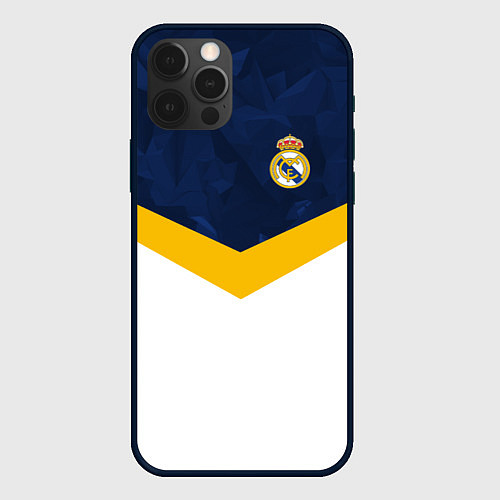 Чехол iPhone 12 Pro Real Madrid FC: Sport / 3D-Черный – фото 1