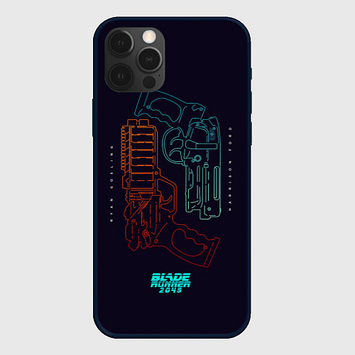 Чехол iPhone 12 Pro Blade Runner Guns / 3D-Черный – фото 1