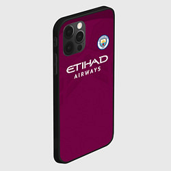 Чехол для iPhone 12 Pro Man City FC: Away 17/18, цвет: 3D-черный — фото 2