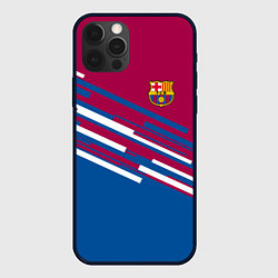 Чехол для iPhone 12 Pro Barcelona FC: Sport Line 2018, цвет: 3D-черный