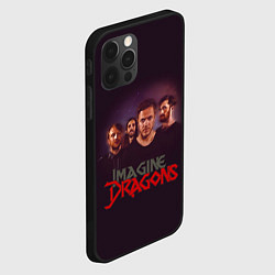 Чехол для iPhone 12 Pro Группа Imagine Dragons, цвет: 3D-черный — фото 2