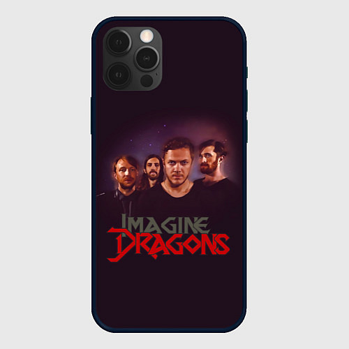 Чехол iPhone 12 Pro Группа Imagine Dragons / 3D-Черный – фото 1
