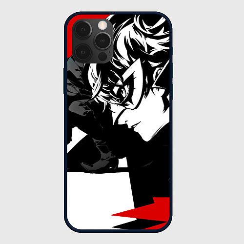 Чехол iPhone 12 Pro Persona 5 / 3D-Черный – фото 1