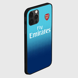 Чехол для iPhone 12 Pro Arsenal FC: Blue Away 17/18, цвет: 3D-черный — фото 2