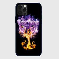 Чехол для iPhone 12 Pro Deep Purple: Phoenix Rising, цвет: 3D-черный