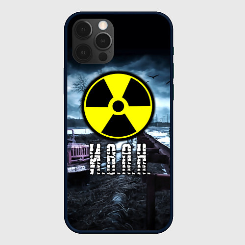 Чехол iPhone 12 Pro S.T.A.L.K.E.R: Иван / 3D-Черный – фото 1