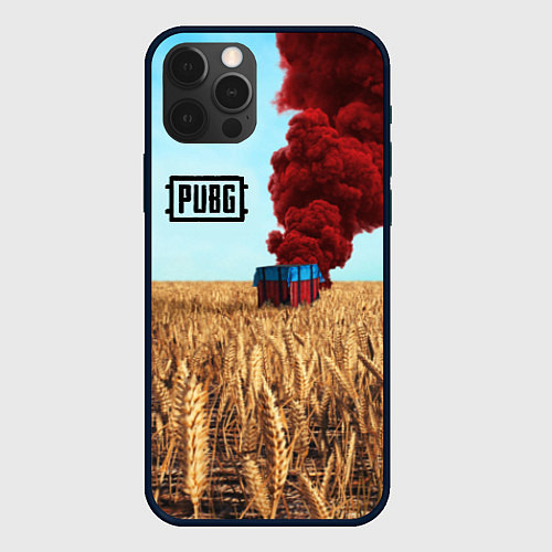 Чехол iPhone 12 Pro PUBG Box / 3D-Черный – фото 1