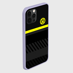 Чехол для iPhone 12 Pro FC Borussia 2018 Original #3, цвет: 3D-светло-сиреневый — фото 2