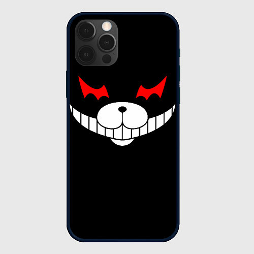 Чехол iPhone 12 Pro Monokuma Black / 3D-Черный – фото 1