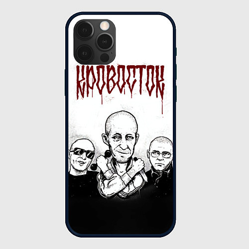 Чехол iPhone 12 Pro Кровосток / 3D-Черный – фото 1