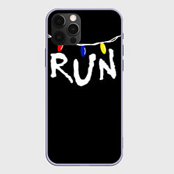 Чехол для iPhone 12 Pro Stranger Things RUN, цвет: 3D-светло-сиреневый