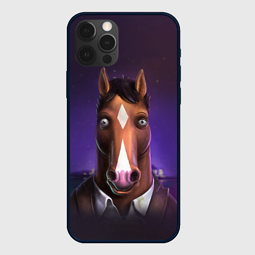 Чехол iPhone 12 Pro BoJack / 3D-Черный – фото 1