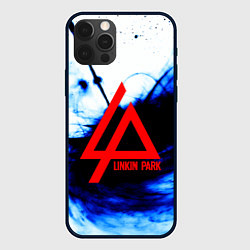 Чехол iPhone 12 Pro Linkin Park blue smoke