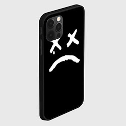 Чехол для iPhone 12 Pro Lil Peep: RIP Smile, цвет: 3D-черный — фото 2