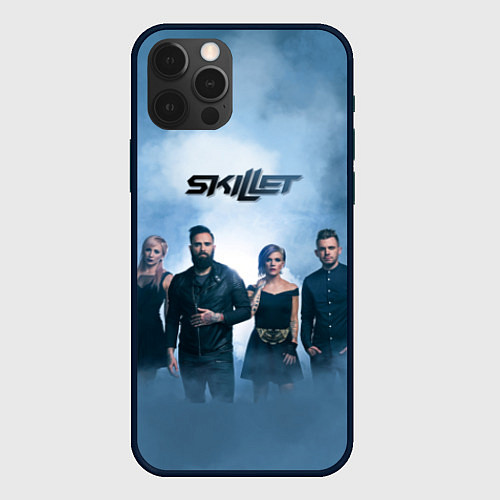 Чехол iPhone 12 Pro Skillet: Smoke / 3D-Черный – фото 1