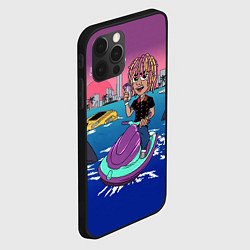 Чехол для iPhone 12 Pro Lil Pump on the water, цвет: 3D-черный — фото 2