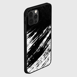 Чехол для iPhone 12 Pro Белый и черный, цвет: 3D-черный — фото 2