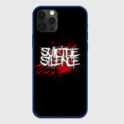 Чехол для iPhone 12 Pro Suicide Silence Blood, цвет: 3D-тёмно-синий