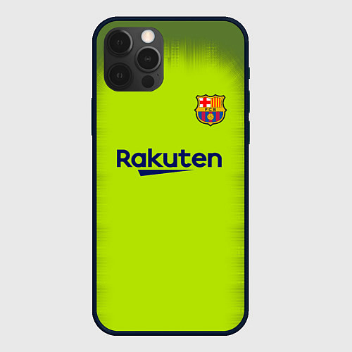 Чехол iPhone 12 Pro FC Barcelona: Home 18/19 / 3D-Черный – фото 1