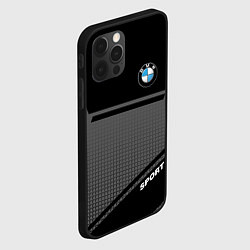 Чехол для iPhone 12 Pro BMW SPORT БМВ СПОРТ, цвет: 3D-черный — фото 2